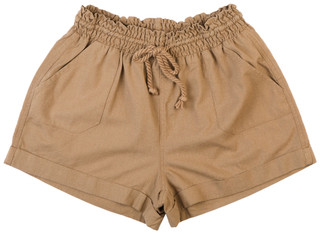 Thumbnail 2: Cisono Women's Rope Tie Linen Shorts 