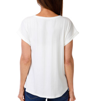 Thumbnail 4: Love Scarlett Women's Short Sleeve Ribbed Top 