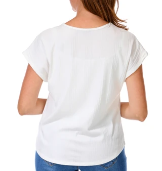 Thumbnail 5: Love Scarlett Women's Short Sleeve Ribbed Top 