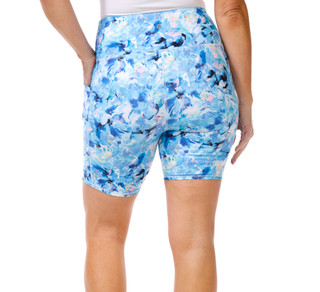 Thumbnail 2: RBX Women's Active Petal Print Bike Shorts 