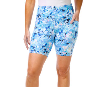 Thumbnail 1: RBX Women's Active Petal Print Bike Shorts 