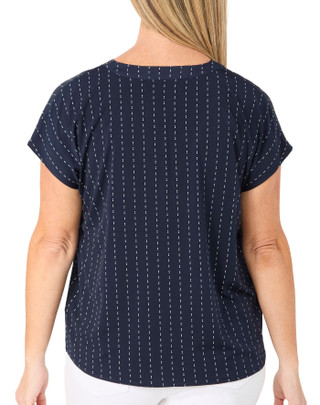 Thumbnail 3: Premise Women's Dolman Dotted Top 