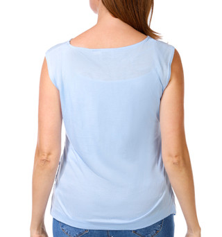 Thumbnail 2: ELIE TAHARI Women's Sleeveless Solid Top 