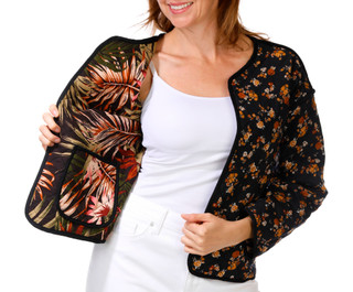 Thumbnail 6: Onque Petite Quilted Reversible Jacket 