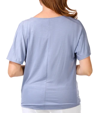 Thumbnail 2: Philosophy Women's Short Sleeve Solid Draped Top 