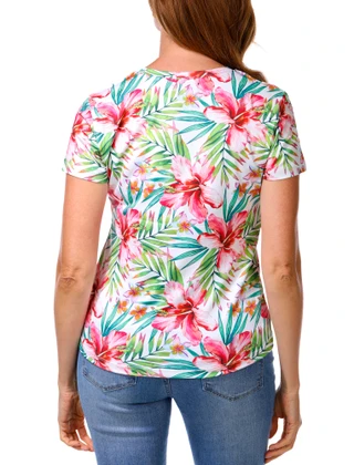 Thumbnail 2: Express Women's Floral Print Top  