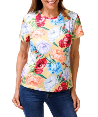 Thumbnail 1: Express Women's Floral Print Top  