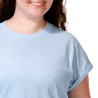 Thumbnail 3: FARMERS MARKET Women's Solid Cuffed Sleeve Top 