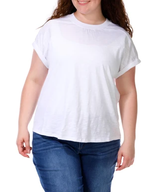 Thumbnail 1: FARMERS MARKET Women's Solid Cuffed Sleeve Top 