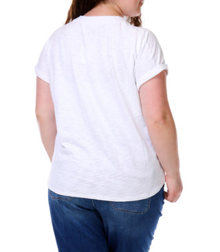Thumbnail 3: FARMERS MARKET Women's Solid Cuffed Sleeve Top 