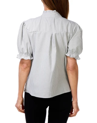 Thumbnail 2: Liv Women's Stripe Embroidered Top  