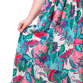Thumbnail 2: MELLODAY Women's Plus Smocked Tiered Maxi Dress 