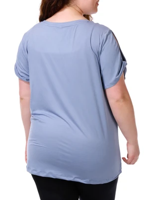 Thumbnail 3: Velocity Women's Plus Anna Super Soft Top 
