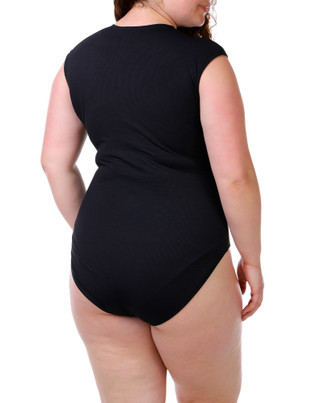 Thumbnail 3: Bleu Rod Beattie Women's Plus Cap Sleeve Swimsuit 