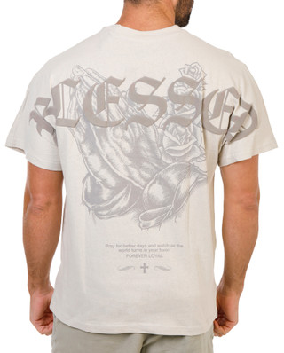 Thumbnail 1: Eighty Eight Men's Embroidered Blessed Heavy Tee 