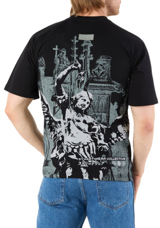 Thumbnail 2: Eighty Eight Men's Renaissance Patch Print Heavy Tee 