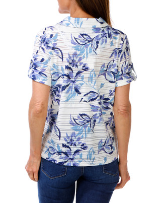 Thumbnail 2: Kate Park Women's Floral Print Top  