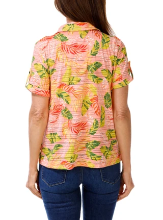 Thumbnail 2: Kate Park Women's Floral Print Top  