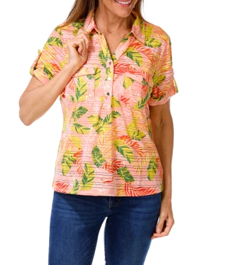 Thumbnail 1: Kate Park Women's Floral Print Top  