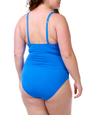 Thumbnail 3: Bleu Rod Beattie Women's Plus Shirred Bandeau Swimsuit 