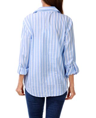 Thumbnail 2: Beach Lunch Lounge Women's Stripe Print Top 