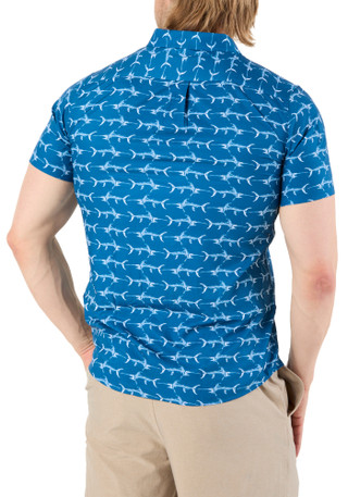 Thumbnail 2: Southern Lure Men's Active Fish Bone Button Up Shirt 
