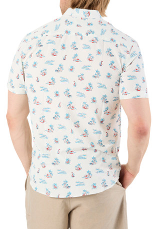 Thumbnail 3: FLAG & ANTHEM Men's Americana Island Sailboat Button Up Shirt 