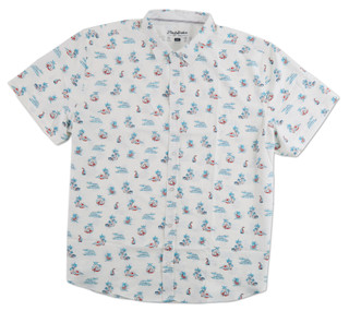 Thumbnail 1: FLAG & ANTHEM Men's Americana Island Sailboat Button Up Shirt 