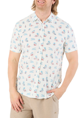 Thumbnail 2: FLAG & ANTHEM Men's Americana Island Sailboat Button Up Shirt 