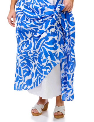Thumbnail 2: MSK Women's Sleeveless Tiered Print Maxi Dress 