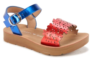 Thumbnail 1: Laundry Girl Toddler Girls Die Cut Floral Sandals  