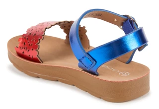 Thumbnail 2: Laundry Girl Toddler Girls Die Cut Floral Sandals  