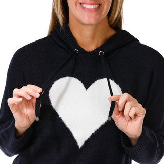Thumbnail 2: Vince Camuto Petite Heart Hoodie 