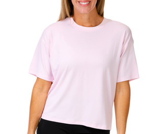 Thumbnail 2: RBX Women's Active Bubble Mesh Boxy Tee 