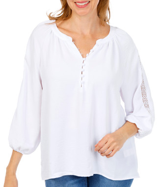 Thumbnail 1: Counterparts Women's Quarter Button Up Top 