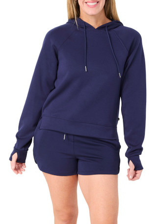 Thumbnail 1: Jessica Simpson Women's 2 Pc Active Hoodie & Shorts Set 