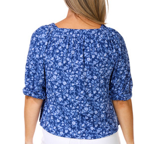 Thumbnail 3: Cocomo Women's 3/4 Sleeve Floral Top 