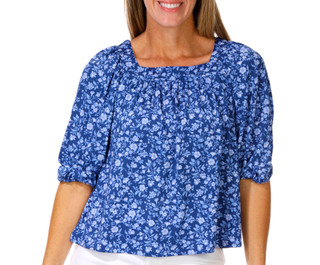 Thumbnail 1: Cocomo Women's 3/4 Sleeve Floral Top 