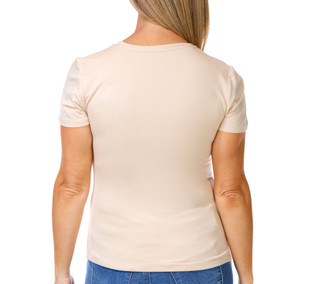 Thumbnail 2: Tahari Women's Double Layer Crew Neck Top 