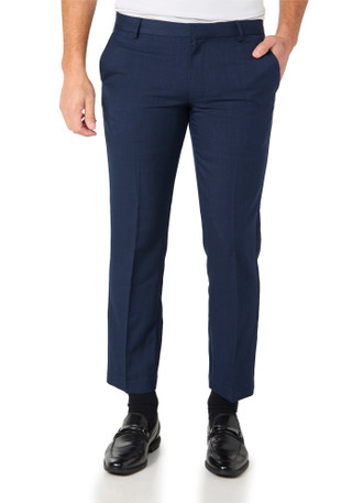 Thumbnail 1: Van Heusen Men's Solid Slim Fit Dress Pants 