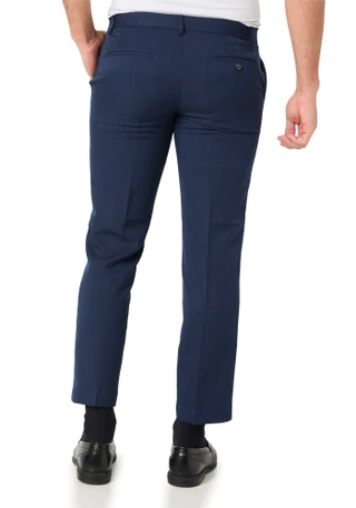 Thumbnail 2: Van Heusen Men's Solid Slim Fit Dress Pants 
