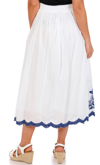 Thumbnail 2: LIV LOS ANGELES Women's Embroidered Maxi Skirt 