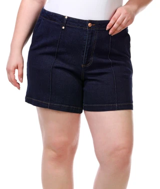 Thumbnail 1: Express Women's Plus Center Seam Shorts 