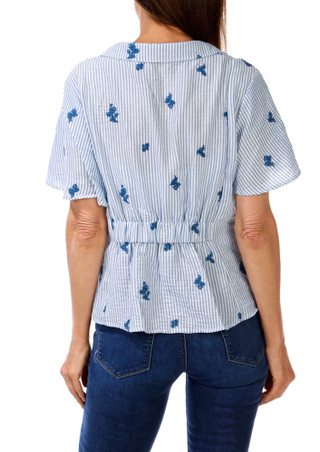 Thumbnail 2: FIGUEROA & FLOWER Women's Stripe Print Top  