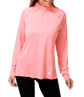 Thumbnail 1: Adidas Women's Active Long Sleeve Quarter Zip Layer Top 