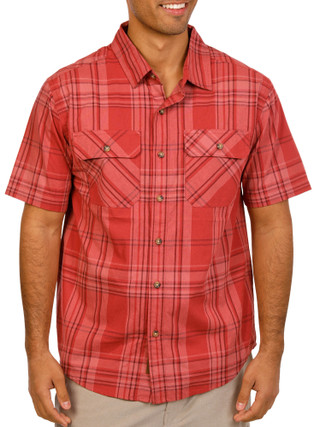 Thumbnail 1: Bass Creek Men's Outdoor Plaid Print Button Down Shirt  
