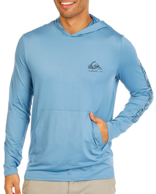 Thumbnail 1: Quiksilver Men's Active Long Sleeve Hooded Kangaroo Pocket Shirt  