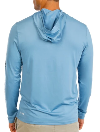 Thumbnail 2: Quiksilver Men's Active Long Sleeve Hooded Kangaroo Pocket Shirt  