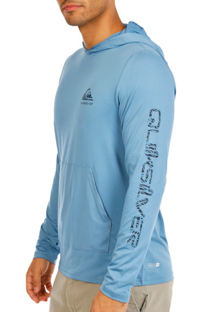Thumbnail 3: Quiksilver Men's Active Long Sleeve Hooded Kangaroo Pocket Shirt  