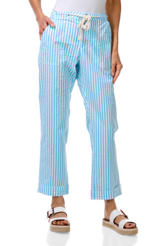 Thumbnail 1: Stella Parker Women's Stripe Print Capris  